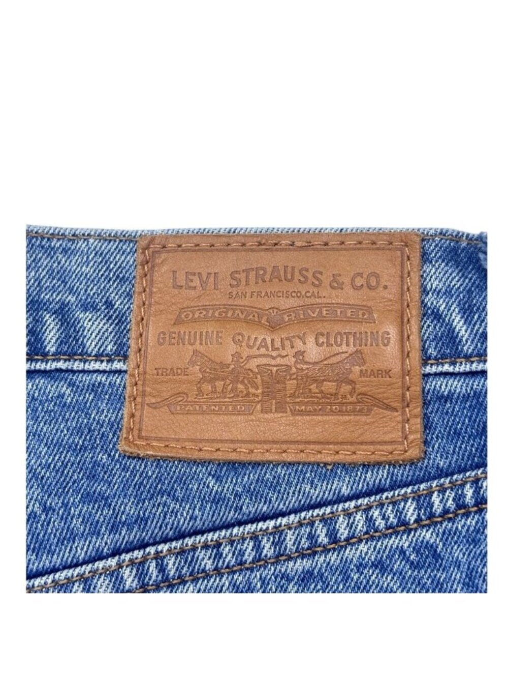 Levi's Premium Ribcage Straight Jean Haters Gonna Hate - Picture 8 of 9